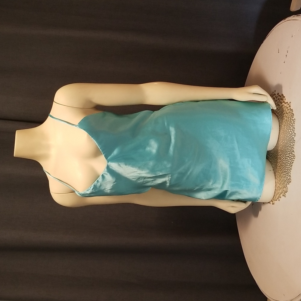 VINTAGE 2001 Victoria's Secret Slip Dress lingerie blue xsmall - Picture 2 of 11